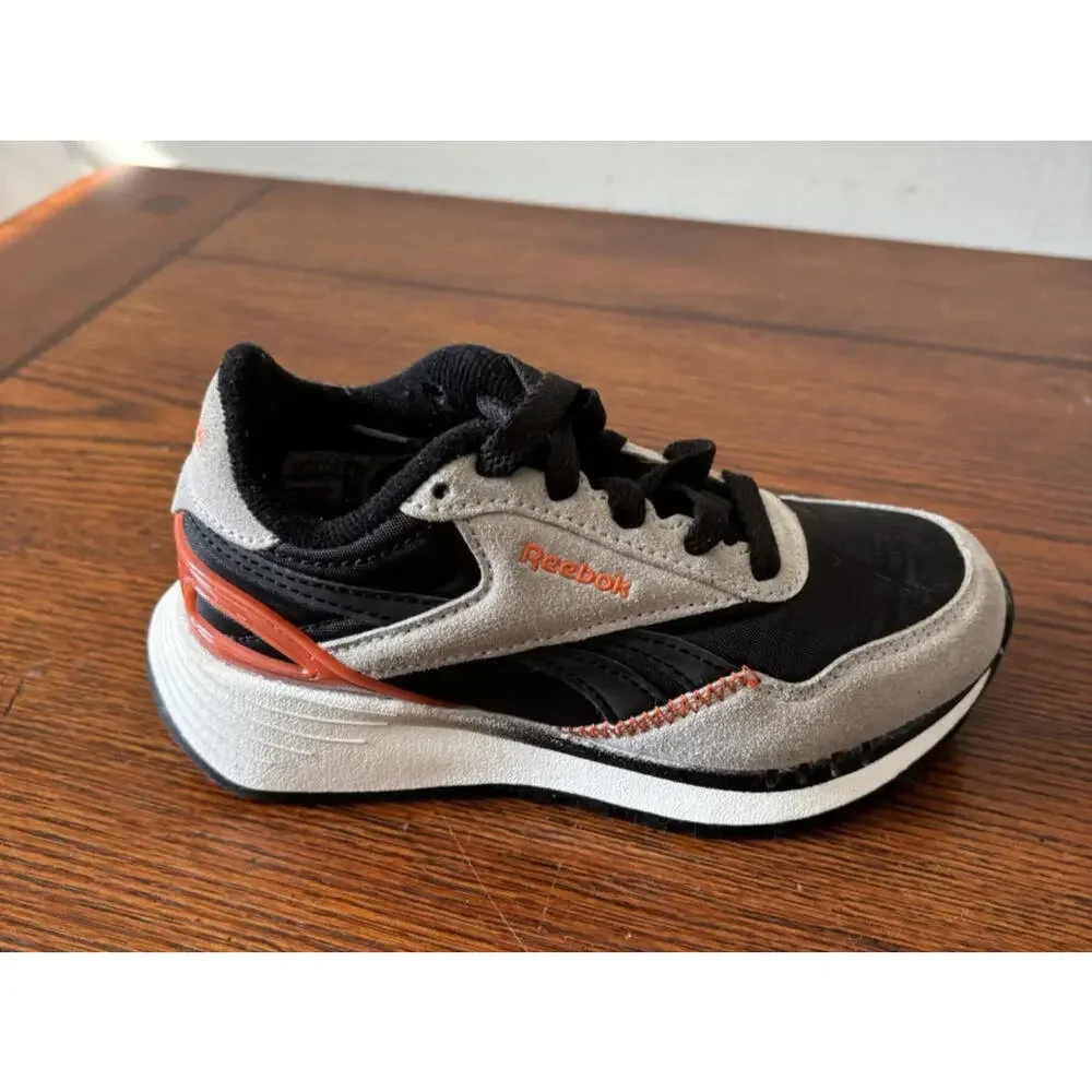 Reebok Youth Classic Tennis Shoe, Sneakers Black White Red Youth Size 11 - Picture 7 of 9